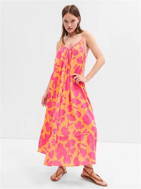 Gemustertes Maxikleid Mit Blumen GAP At