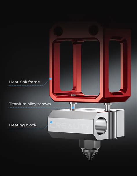 New Creality Spider Hotend Pro Celsius High Temperature Resistant