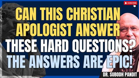 Can This Christian Apologist Answer These Brutal Faith Questions