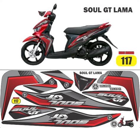 Striping Soul Gt Lama Grafis Decal Soul Gt Lama Grafis Variasi Soul