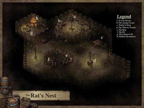 [cave Map] The Rats Nest R Dndmaps