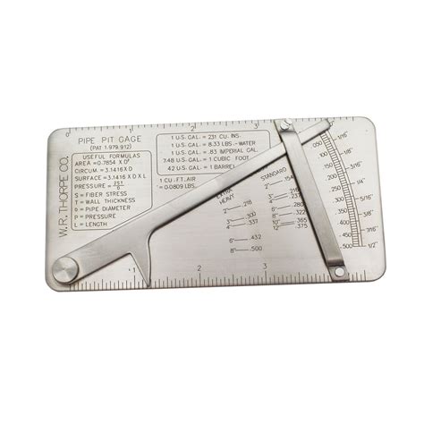 Buy Raogoodcx Stainless Steel Pipe Pit Gage Welding Gauge To In