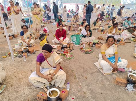 Attukal Pongala Was Held At Ayyappa Temple Bhel अय्यप्पा मंदिर भेल