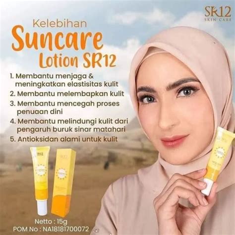 Suncare Lotion 15 Gr Sr12 SUN BLOCK SPF25 Anti Matahari Anti Kulit