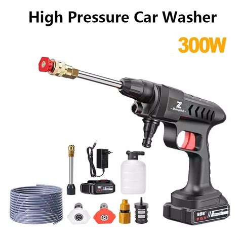 NEW Cordless High Pressure Car Washer Rechargeable Car Wash Gun