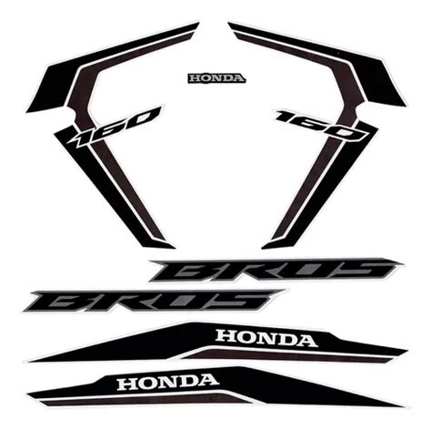 Faixas Adesivas Para Nxr Honda Bros Kit Completo