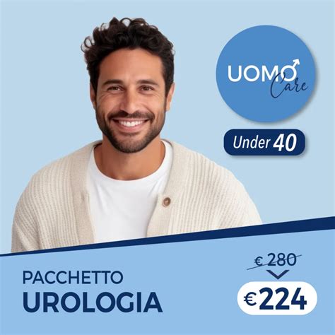 PACCHETTO UOMO CARE UNDER 40 Pacchetti Salute Marilab