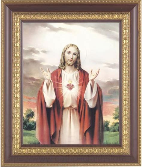 Jesus Photo With Frame At Saul Adams Blog