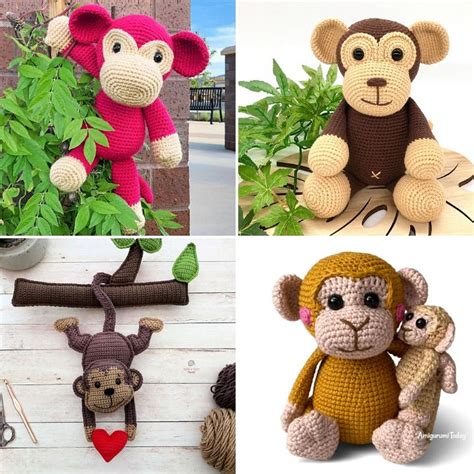 Free Crochet Monkey Patterns Pdf Pattern Blitsy