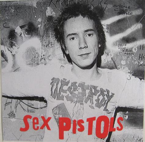 SEX PISTOLS Sticker JOHNNY Original Rare Decal 4 Square MINT 80 S Rare