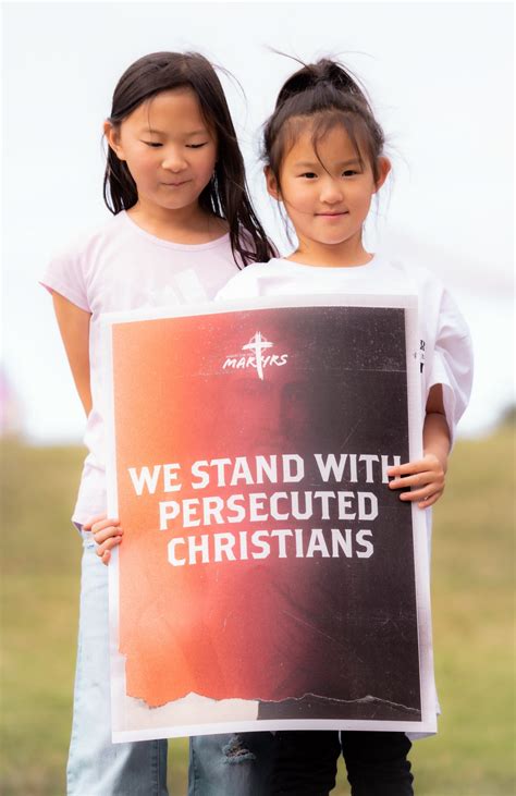 You Have Been Their Voice Hundreds Stand With Persecuted Christians