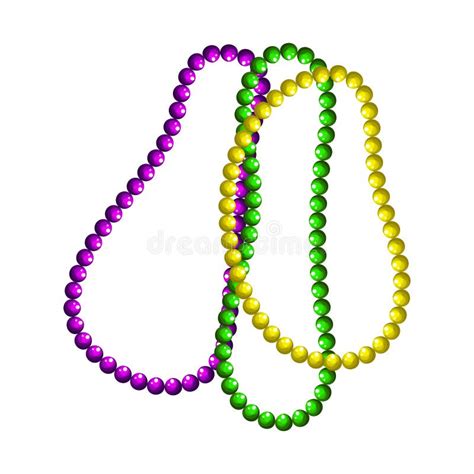 Mardi Gras beads stock vector. Illustration of mardi, religion - 505293