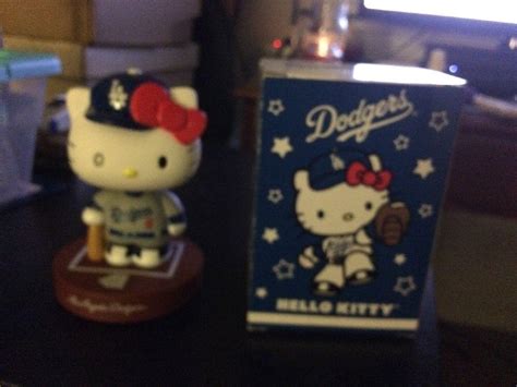 LA Dodgers Hello Kitty Bobble head 2014 | #1878420368