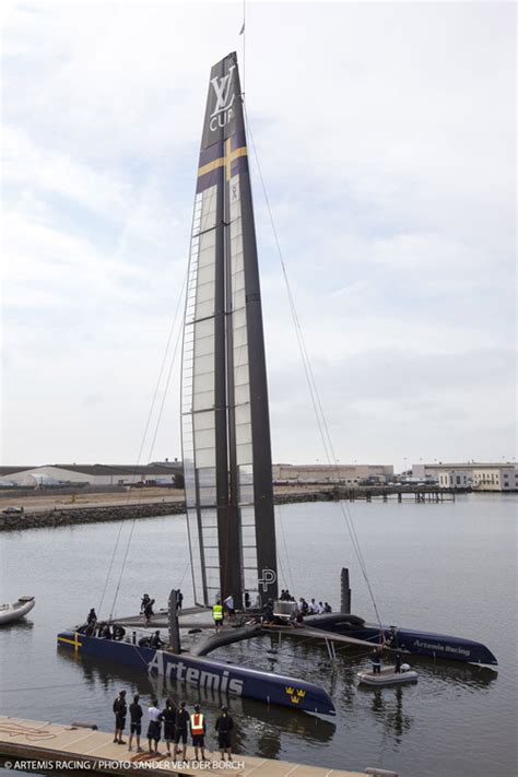 Americas Cup 2013 Artemis Racing Launches Second Ac72 Catamaran