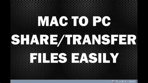 Transfer Files From Mac To PC Using An Ethernet Cable Easy And Quick