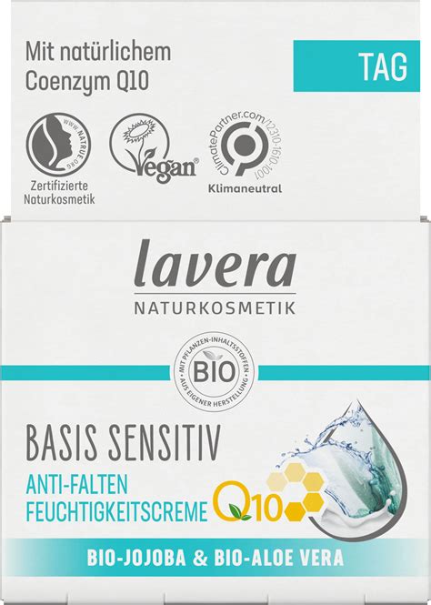 Lavera Basis Sensitiv Anti Falten Feuchtigkeitscreme Q