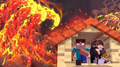 Minecraft Desafio Da Base Segura Contra Tsunami De Lava Juaum