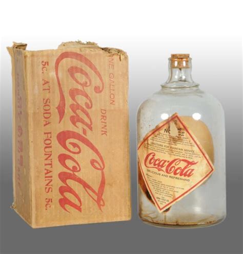 Early Coca Cola 1 Gallon Syrup Bottle