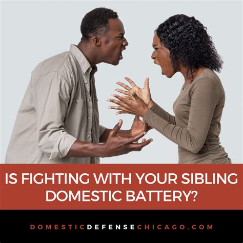 Is Fighting With Your Sibling Domestic Battery Domestic Violence