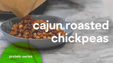 Cajun Roasted Chickpeas Eatgood With Rob Hobson High Protein Youtube