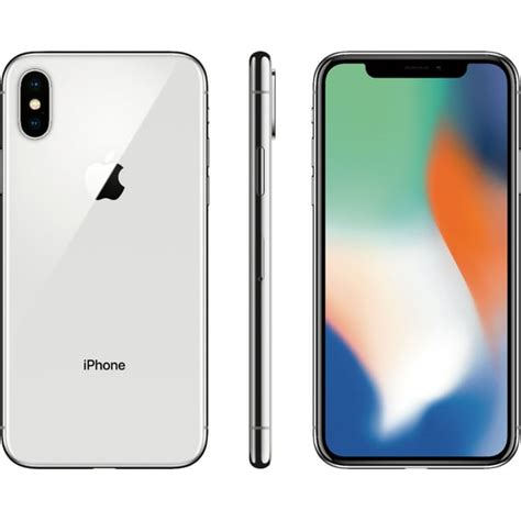 Apple Iphone X 64gb Silver B Grade Refurbished Gsm Unlocked Smartphone