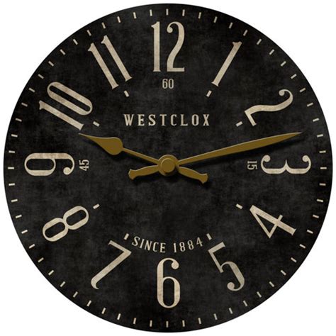 Westclox Wood Wall Clock And Reviews Wayfair