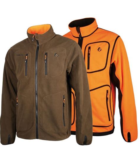 Veste Chasse Polar Reverse Orange Marron Somlys Surplus Militaire Et