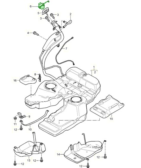 Original Porsche 95520124142 95520124141 95520124140 Fuel Tank Cap With