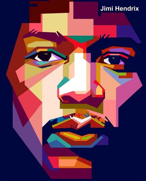 Jimi Hendrix Portrait Wpap Colies In 2024 Wpap Art Pop Art