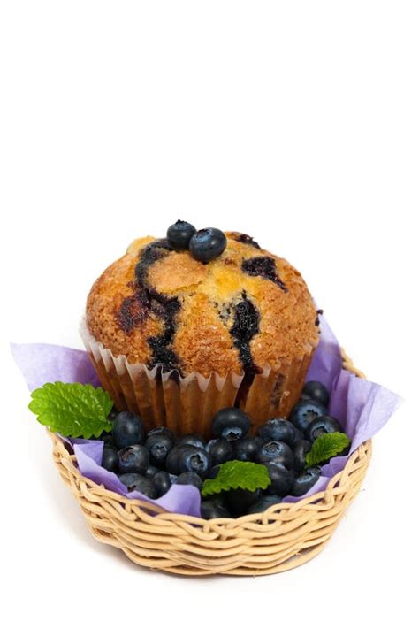 Homemade Blueberry Muffins Stock Image Image Of Black 53725901