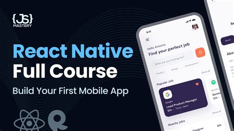 Build And Deploy A React Native App 2023 React Native Course Tutorial