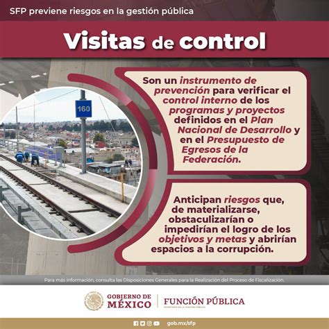 SFP México on Twitter Infografía Las visitas de control que