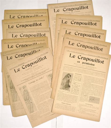 Jean Galtier Boissi Re Le Crapouillot Gazette Poilue Catawiki