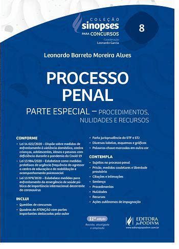 Sinopses Para Concursos V Processo Penal Parte Especial