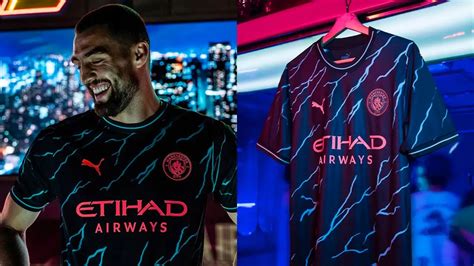 Manchester City S Third Kit Takes Shape Under Tokyo S Bright