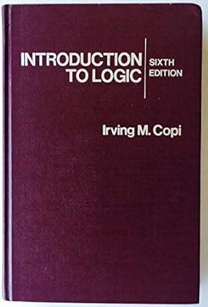 Amazon Introduction To Logic Copi Irving M Logic Language