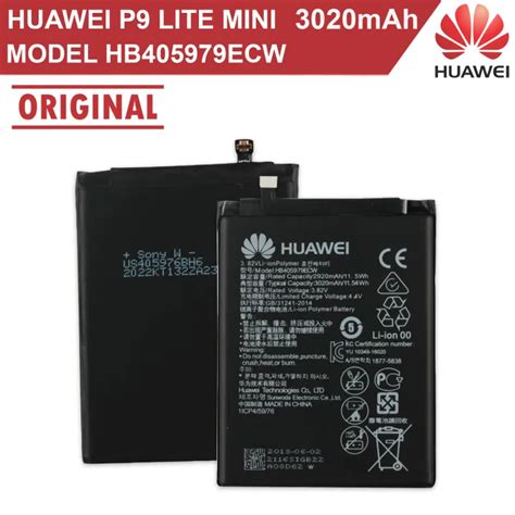 Huawei P9 Lite Mini Battery Original Model HB405979ECW 3020mAh Long