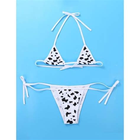 Ensemble Lingerie Femme Sexy Micro Bikini Soutien Gorge G String