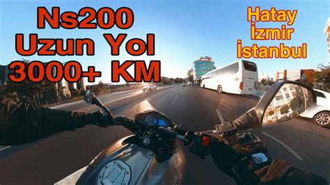 PULSAR NS 200 UZUN YOL 3000 KM 100 ABONE ÖZEL MOTOVLOG PART 1