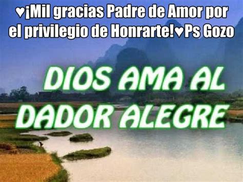 Ministerio de Altura "Aguilas del Rey CRISTIANOS EN VICTORIA": ♥ " ¡ DIOS AMA Y BENDICE AL DADOR ...