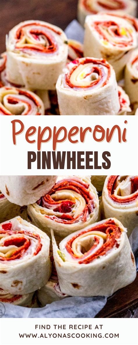 Italian Pinwheels Tasty Pepperoni Party Appetizer Recipe Pinwheel