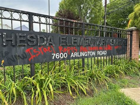 Community Unites After Antisemitic Vandalism at Bethesda Elementary ...