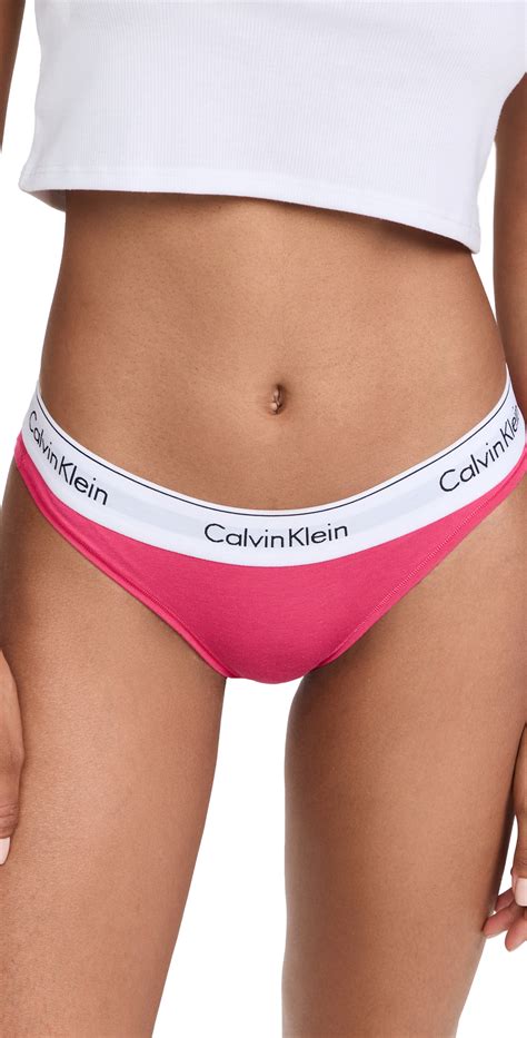 Buy Calvin Klein Modern Cotton Bikini Briefs Raspberry Sorbet 655 At