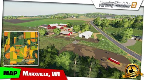 Fs19 New Map Marxville Wi By Mrg Mapping Youtube