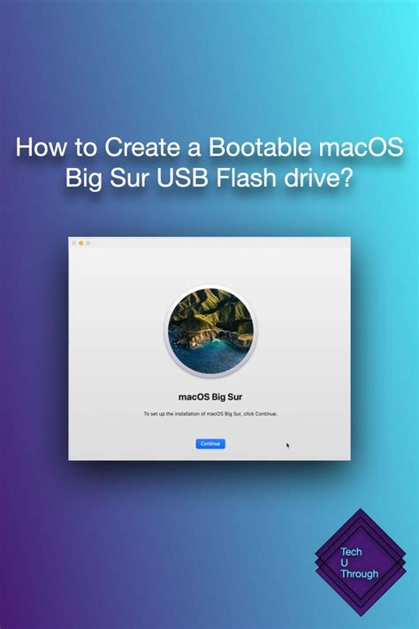 How To Create A Bootable Macos Big Sur Usb Flash Drive Usb Flash Drive Flash Drive Big Sur