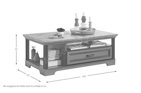 Innostyle Couchtisch Jasmin Pinie Hell Artisan Eiche M Bel Letz