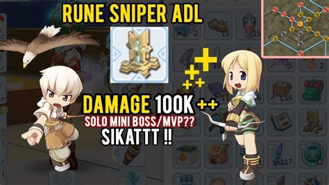 Build Rune Sniper Adl Damage Bisa Sampe K Ragnarok Mobile Sea