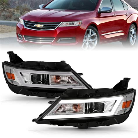 Anzo 14 20 Chevrolet Impala Square Projector LED Bar Headlights W