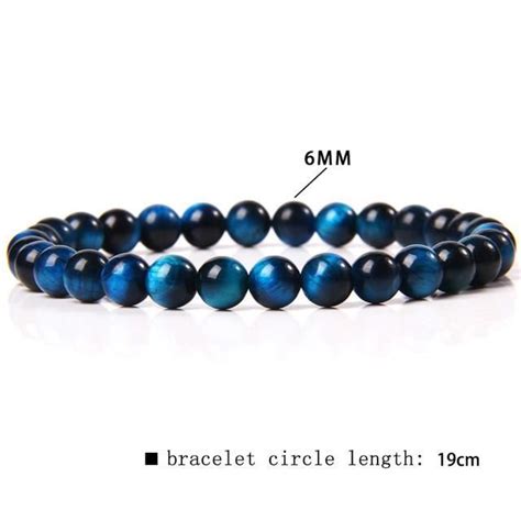 Bracelet Homme Tiger Eye Cm Bracelets De Reiki En Pierres