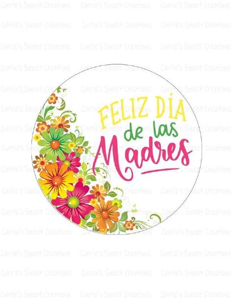 Feliz Dia De Las Madres Printable Tags Happy Mother S Day Etsy